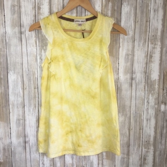 NWT Knox Rose Yellow Dye Sleeveless Blouse - Picture 2 of 6